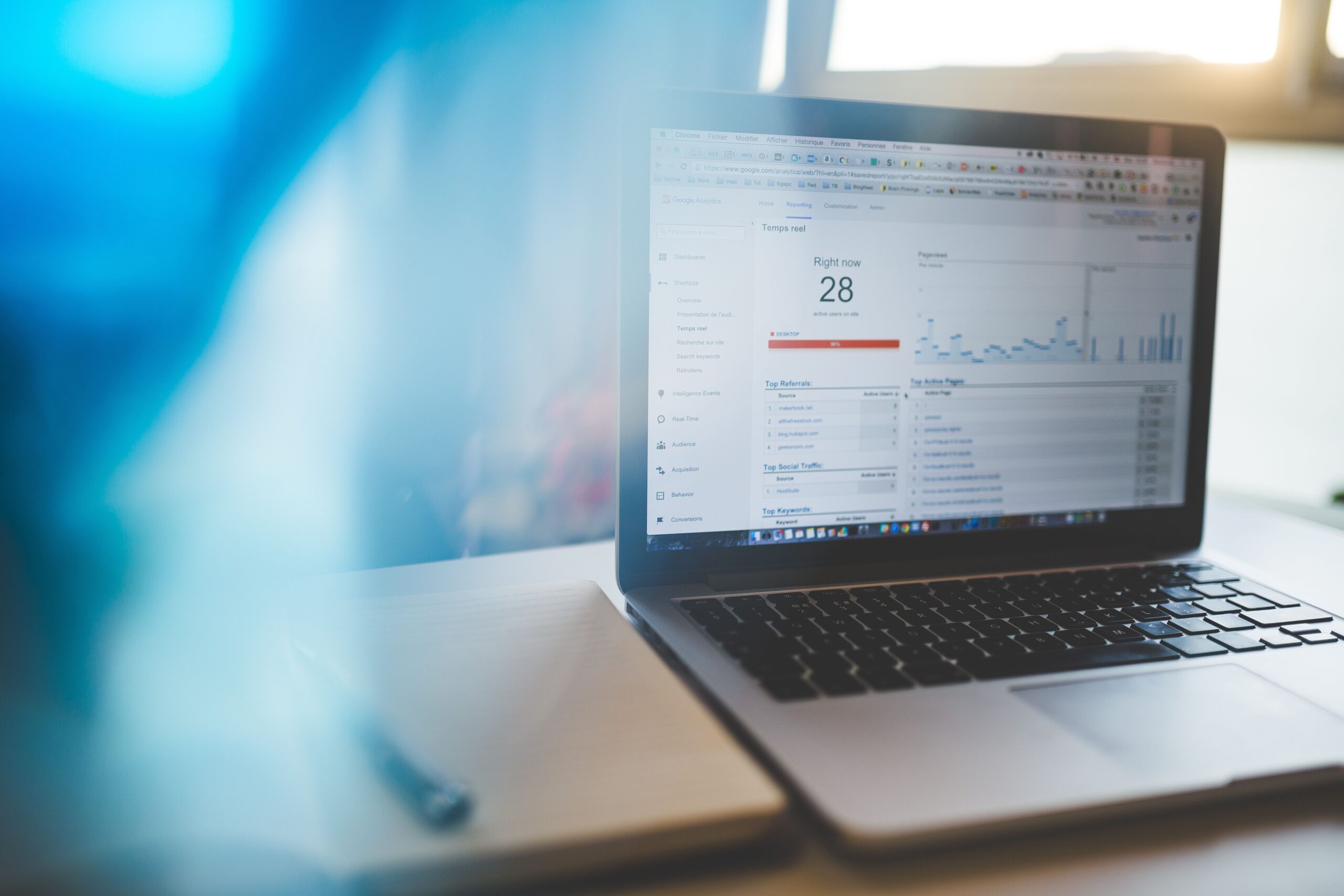 App dashboard